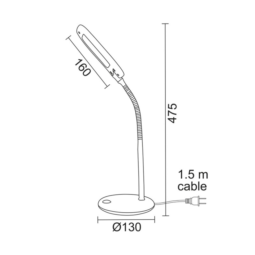 Φωτιστικό Γραφείου LED BAZ 15205LEDBE