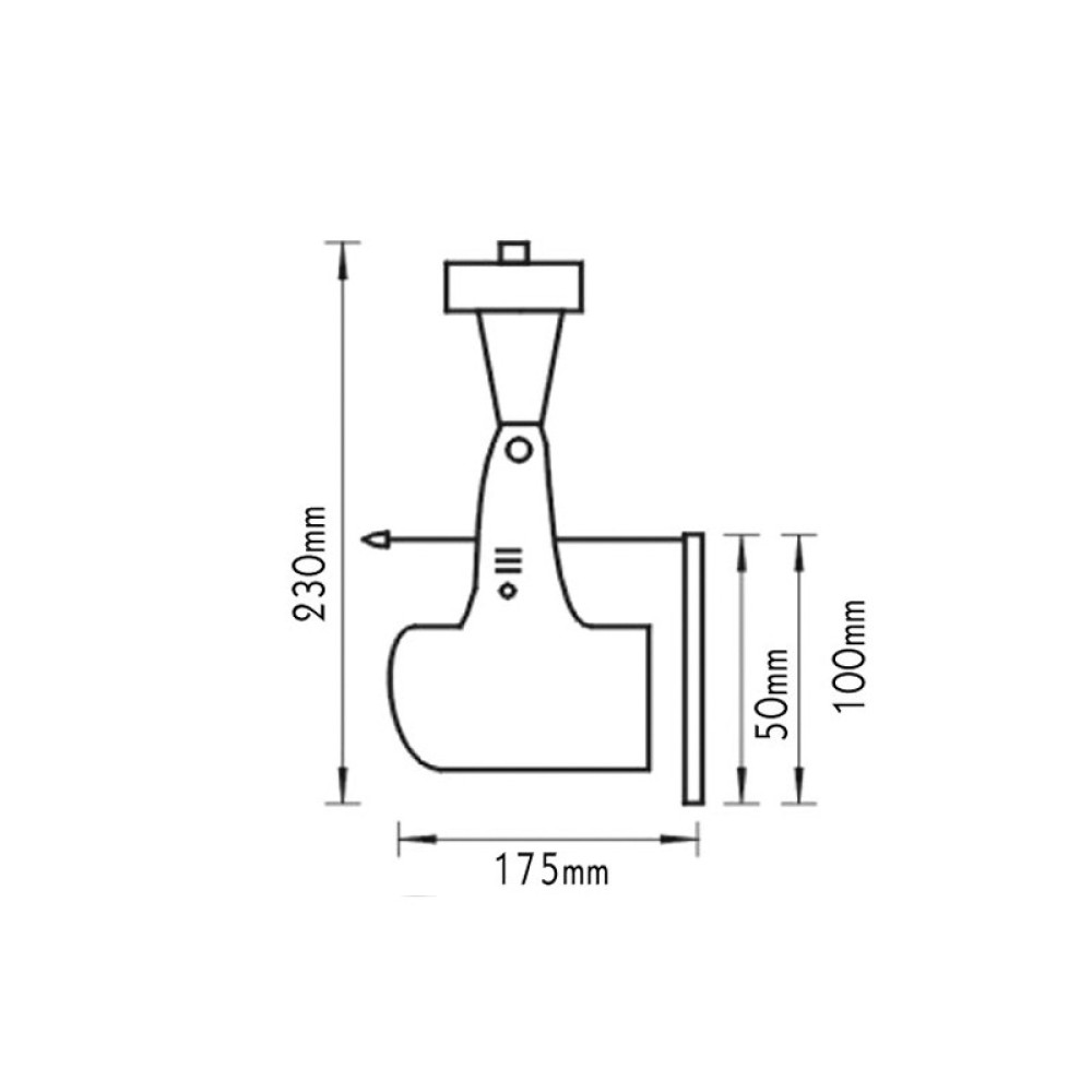 ΣΠΟΤ ΕΞΩΤΕΡΙΚΟ Ε27 PAR30 ΓΚΡ Μ  -AC.045XFST6