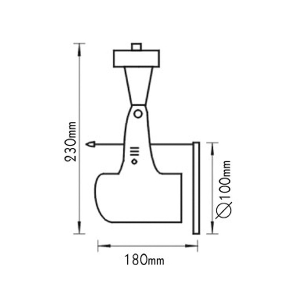 ΣΠΟΤ ΡΑΓΑΣ 4Κ PAR30 ΓΚΡΙ ΜΕΤΤ  -AC.045XFST6T4