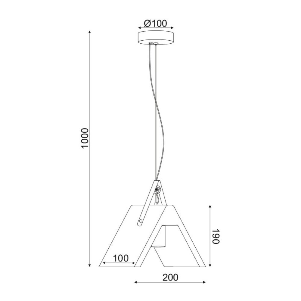 Φωτιστικό Κρεμαστό ALFA DCR171191P