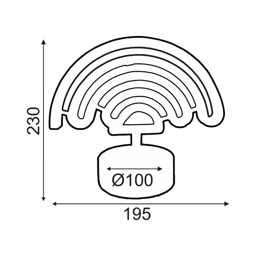 LED Φωτάκι Νυκτός Ουράνιο Τόξο F04003303