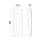 ^ΓΥΨΙΝΟ TRIMLESS Φ/Σ MACY ΕΜΜΕΣΟΥ ΦΩΤΙΣΜΟΥ MR11 12V  -G8008MR