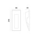 ^ΓΥΨΙΝΟ TRIMLESS Φ/Σ MYLA ΕΜΜΕΣΟΥ ΦΩΤΙΣΜΟΥ MR11 12V   -G8011MR