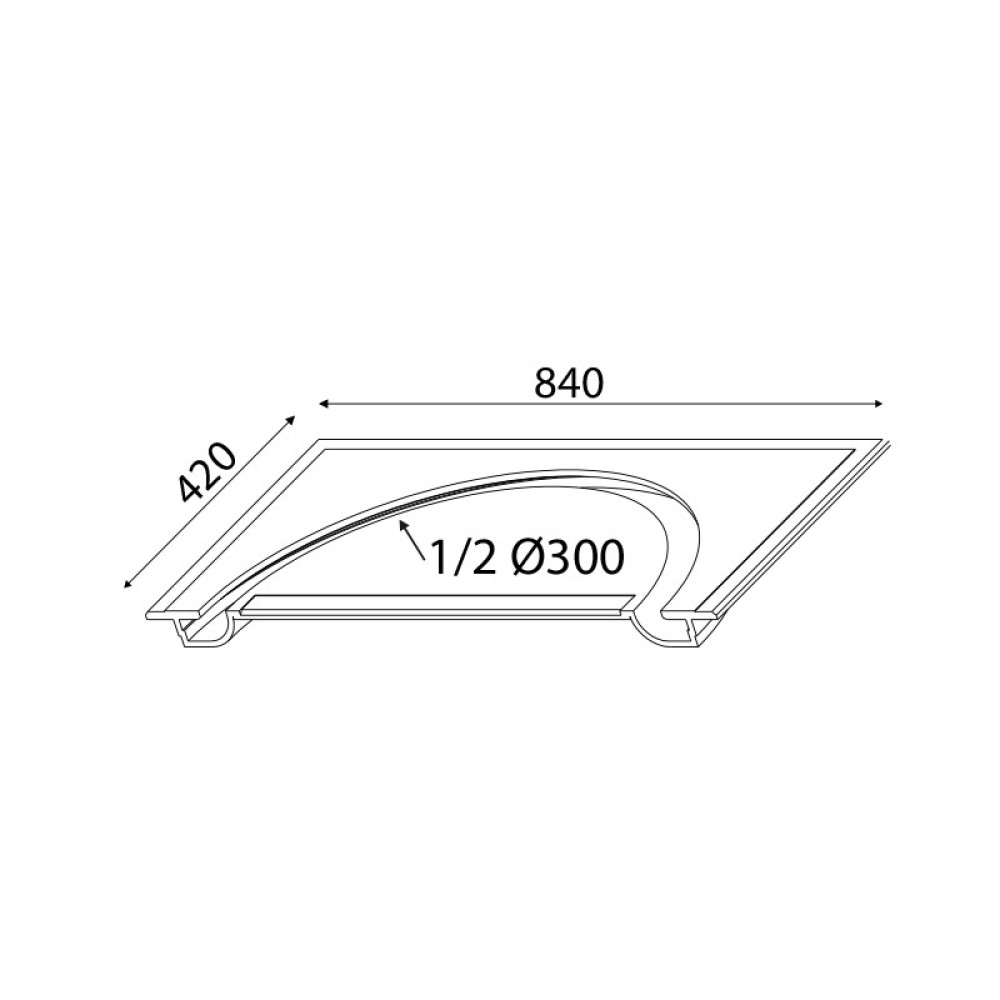 Γύψινο Φωτιστικό Andie G8020W
