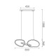 ΚΡΕΜΑΣΤΟ Φ/Σ LED 42W 3300LM CCT IP20  ΧΡΥΣΟ ΑΤΣΑΛΙ + ΑΚΡΥΛΙΚΟ
-HM88LEDP3GDCCT