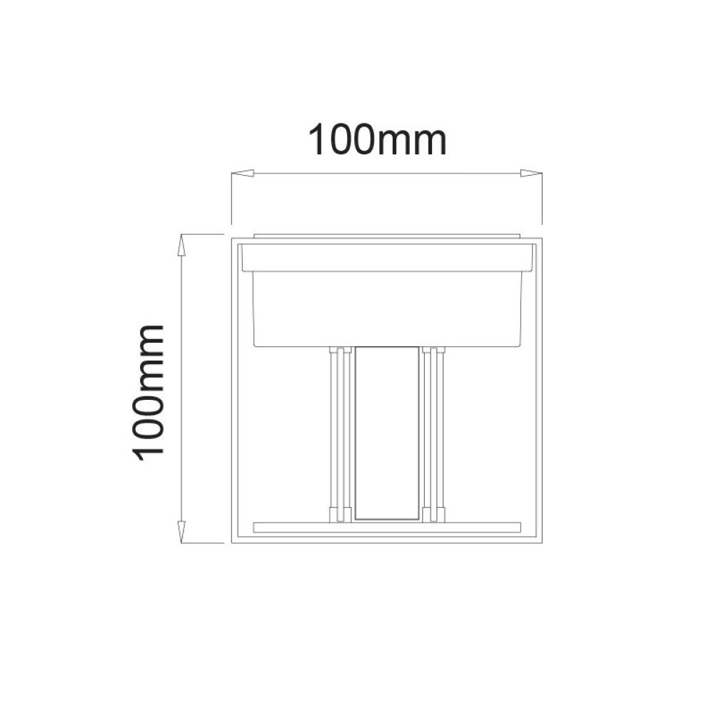 Φωτιστικό Τοίχου LED SANTUR-S Σκούρο Γκρι LG0559G