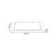 MAINTAINED EMERGENCY LED SMD LUMINAIRE 4W 3HRS 300LM 4000K 230V IP65  -MAZOR440