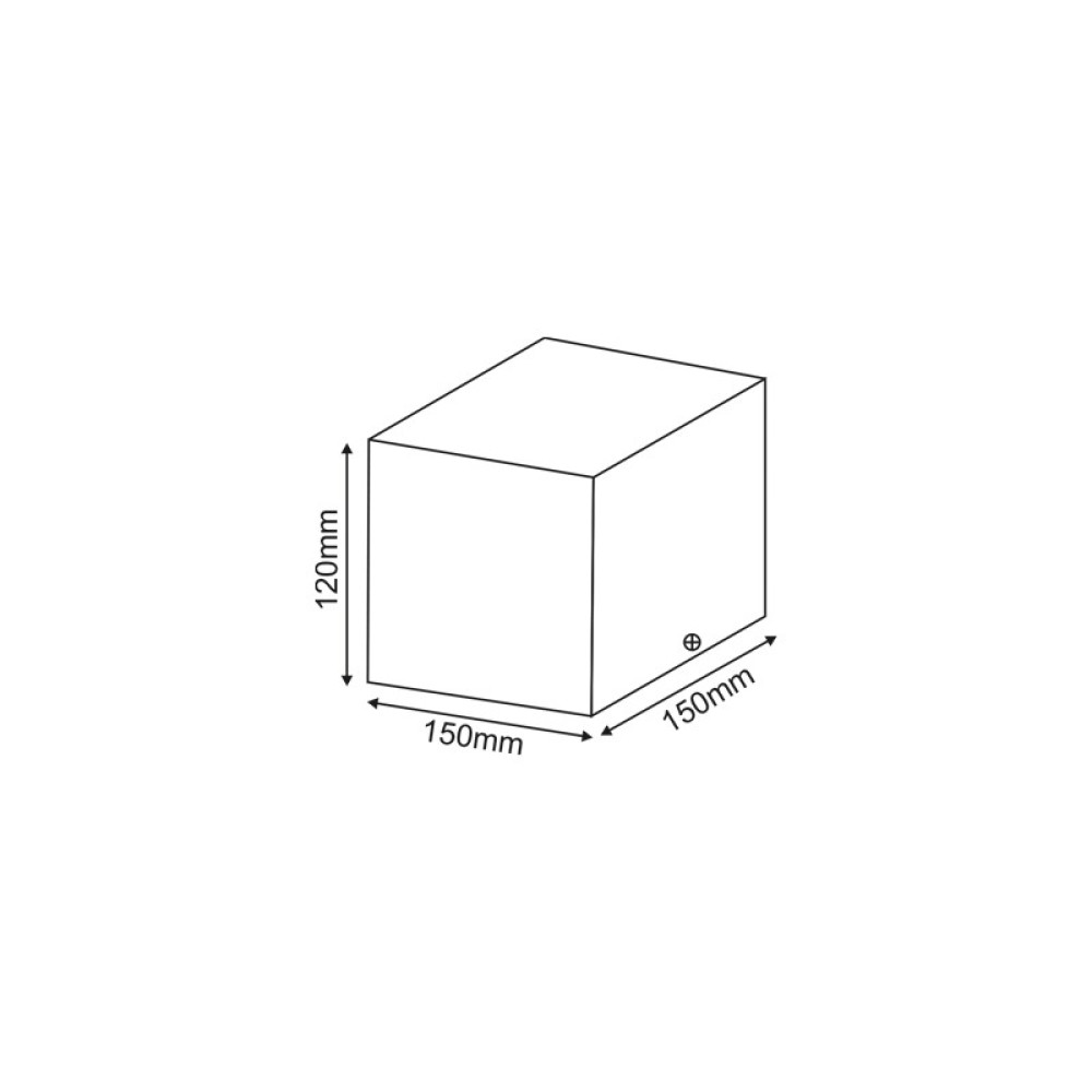 Κονσόλα Οροφής Μαύρη Ρυθμιζόμενη Γωνία Φωτισμού MCDAR1B