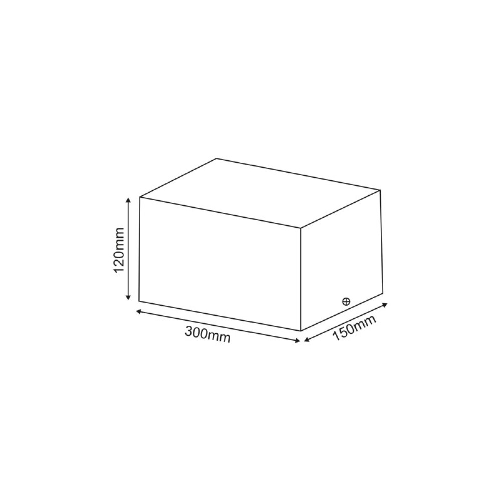 Διπλή Κονσόλα Οροφής Μαύρη Ρυθμιζόμενη Γωνία Φωτισμού MCDAR2B