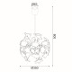 Κρεμαστό Παιδικό Φωτιστικό SPACE MD160224SP