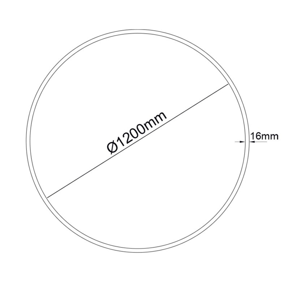 Κυκλικό Προφίλ Αλουμινίου OLAN P3912C