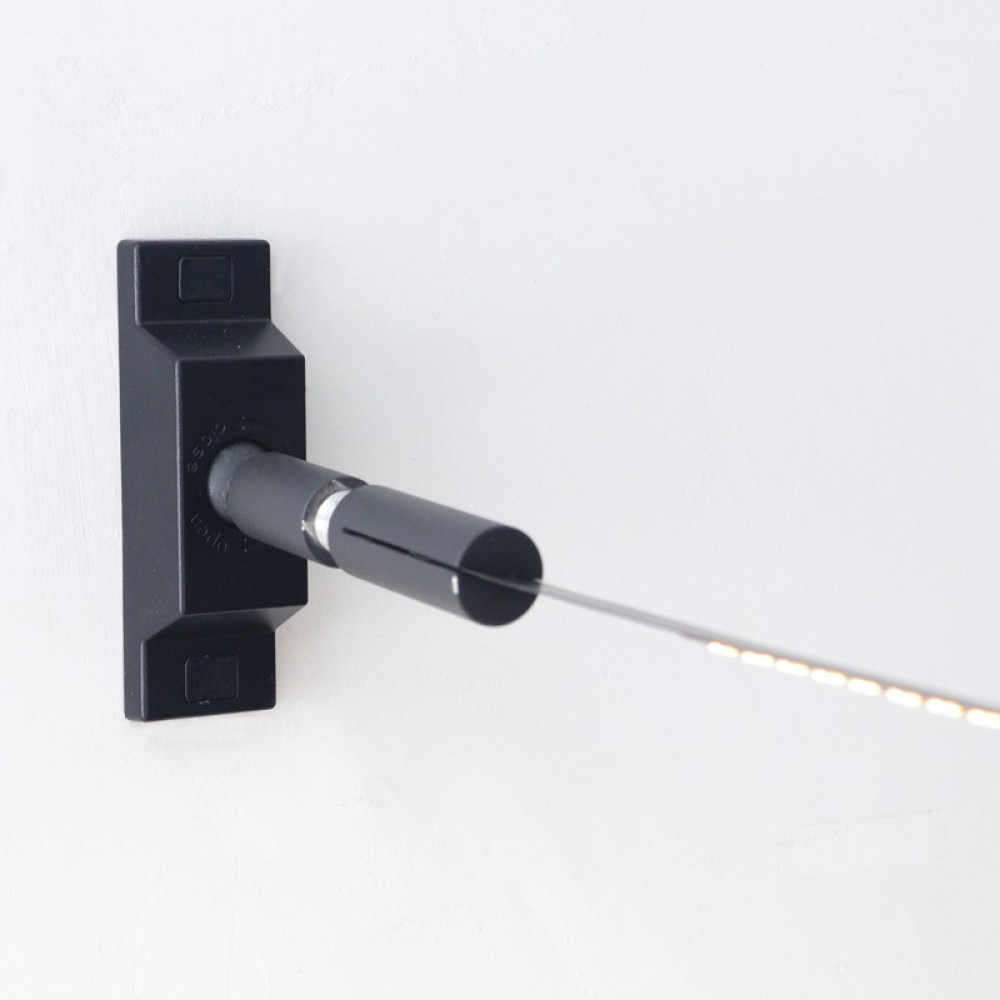 ROOFPATH SET OF 2PCS BLACK BASE HOLDER WITH 45° ADJUSTABLE ROD  -ROPAB