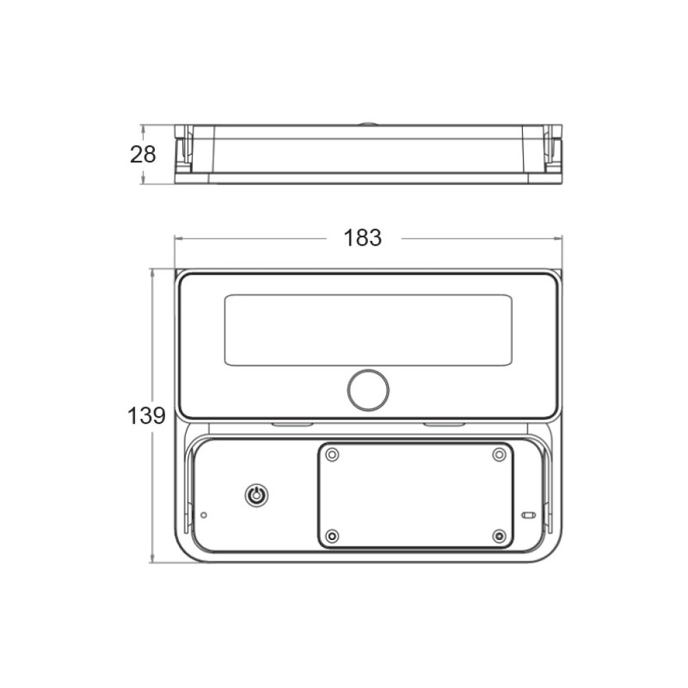 SOLAR SMD LED FLOOD LIGHT WITH SENSOR 12W 1600LM 4000K IP54 120° Ra80  -STORM1240