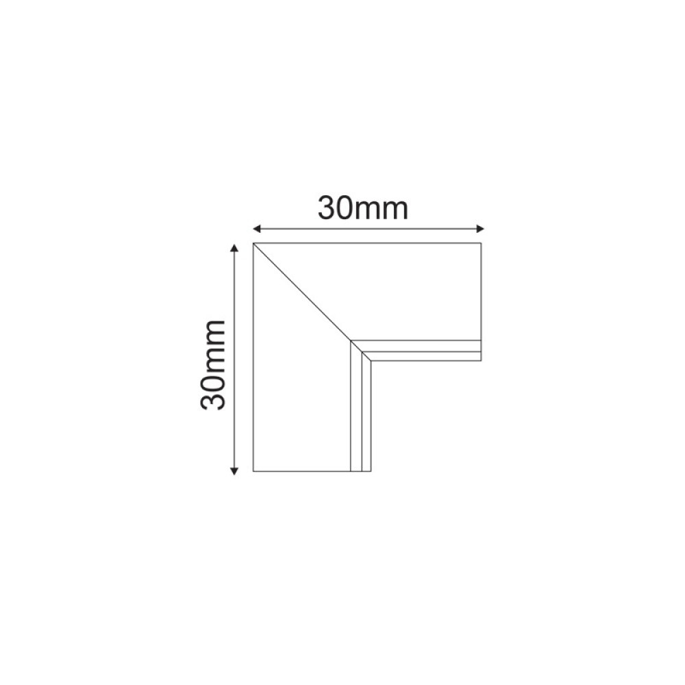 Γωνιακός Σύνδεσμος 90° TMT90B