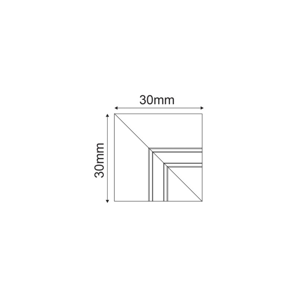 Εσωτερικός Γωνιακός Σύνδεσμος 90° TMT90INB
