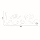 Neon LED Φωτιστικό LOVE X041181322