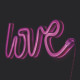 Neon LED Φωτιστικό LOVE X041187322