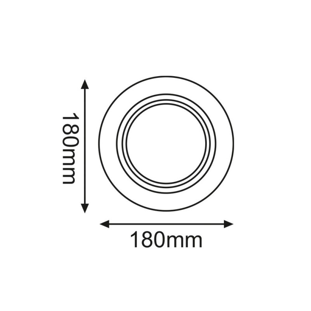 ΣΠΟΤ AR111 XMC ΜΟΝΟ ΛΕΥΚΟ ΣΤΡΟΓΓΥΛΟ Φ180  -XMCAR1W