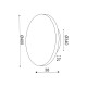 Φωτιστικό Τοίχου LED ECLIPSE ZM1724LEDWB