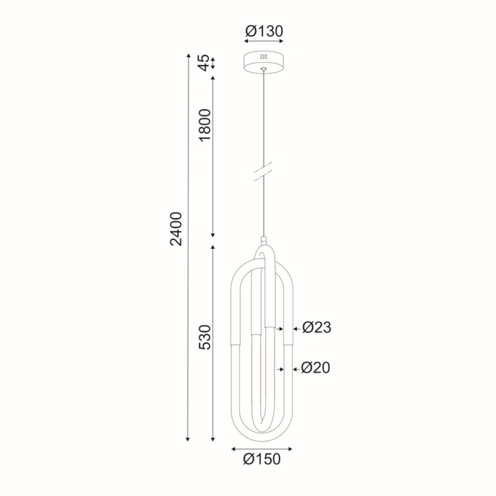 Φωτιστικό Οροφής LED VENUS ZM33LEDP15CH
