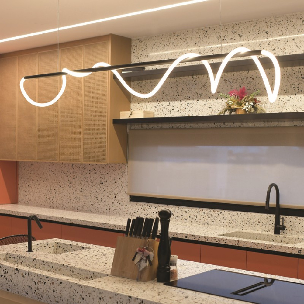 Φωτιστικό Οροφής LED KYMA ZM36LEDP190BK