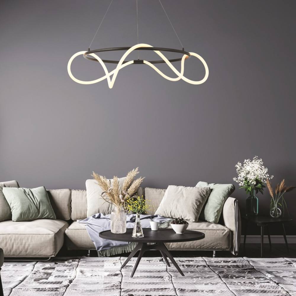 Φωτιστικό Οροφής LED KYMA ZM36LEDP80BK