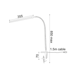 LED Φωτιστικό Γραφείου DELGADO 16055LEDNSC