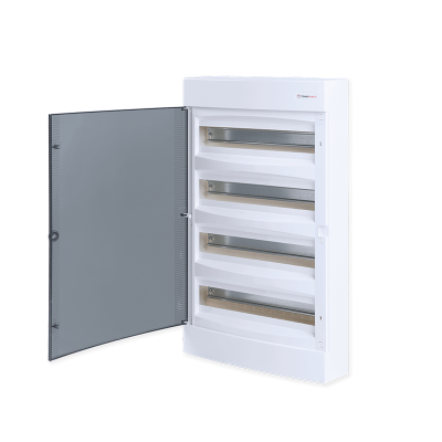 SURFACE MOUNTING FOR72 MODULES 4 ROWS TRANSPARENT DOOR  -282N4X18C