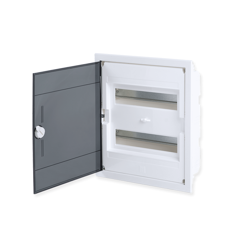 FLUSH MOUNTING 24 MODULES 2 ROWS TRANSPARENT  -282U24A