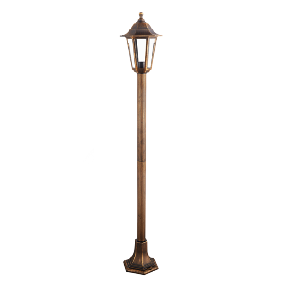 6S PLASTIC FLOOR GARDEN RUST LUMINAIRE 100CM E27 IP44  -PLGQ5R