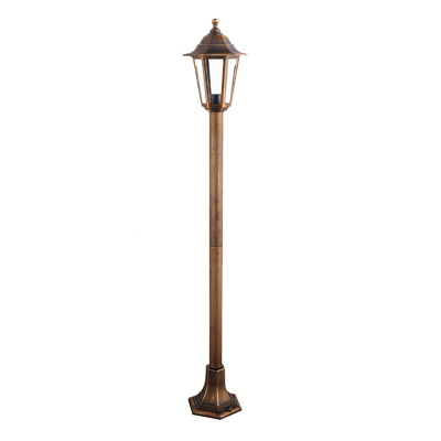 6S PLASTIC FLOOR GARDEN RUST LUMINAIRE 100CM E27 IP44  -PLGQ5R