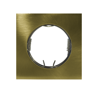 Χωνευτό Σποτ Τετράγωνο Χρυσό ματ S3159GMMR16