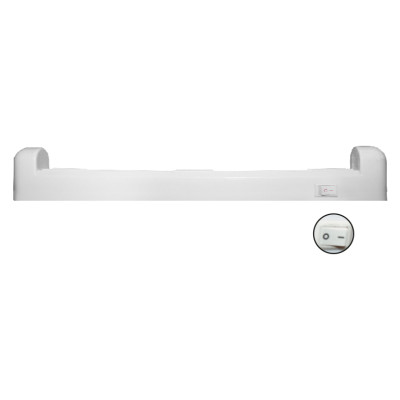 Επιτοίχιο Φωτιστικό LED S14D 7W 300mm με Διακόπτη FIXTS14D300