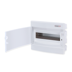 FLUSH MOUNTING 12 MODULES 1 ROW WHITE DOOR  -282U12CW