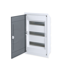 FLUSH MOUNTING 36 MODULES 3 ROWS TRANSPARENT  -282U36A