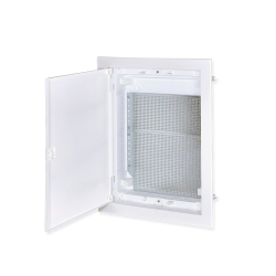 FLUSH MOUNTING ENCLOSURE FOR IT EQUIPMENT - 2 ROWS, WHITE DOOR IP30 IN63A 442X346X92mm  -282U24FSWIT