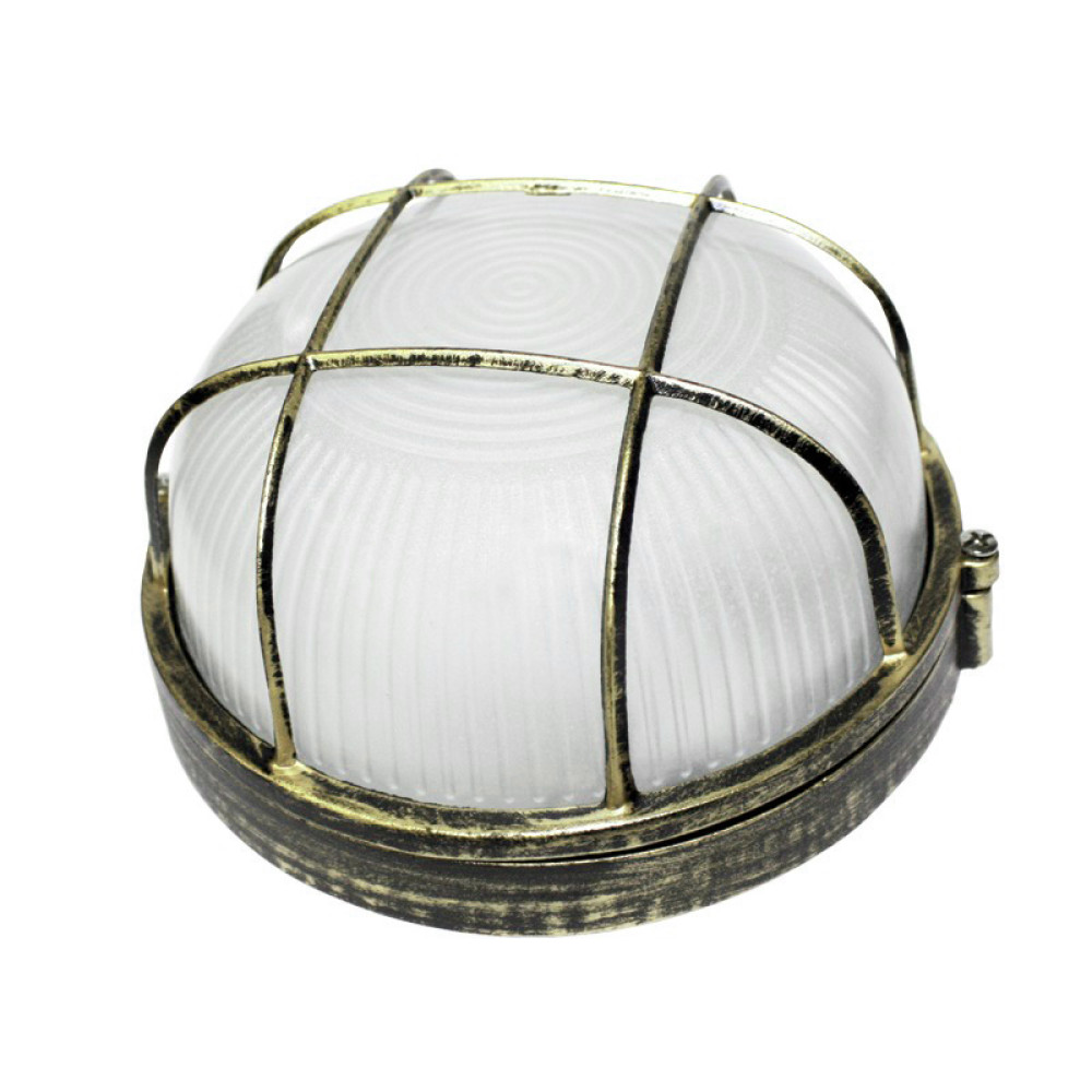 Φωτιστικό Τοίχου Τύπου “Χελώνα” Χρυσό-Μαύρο Μικρό HI5011GB