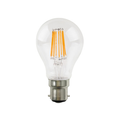 LED FILAMENT B22 A60 8W 4000K 230V AC 903LM RA80 30000H 360°   -VINTA8NW22