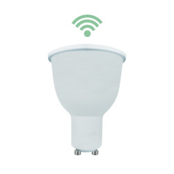LED SMD GU10 5W RGB+CCT WIFI 230V AC 380LM RA80 30000H 100°  -GU105WIFI