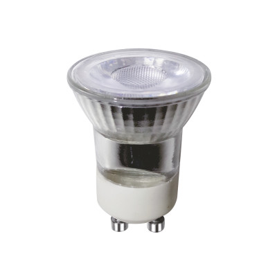 LED SMD GU10 MINI 2,5W 6000K 230V AC 280LM RA80 30000H 38° GLASS  -GU10283512CCW