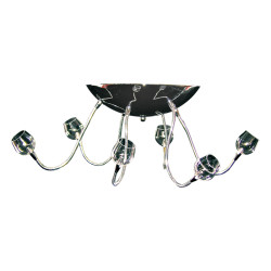 Φωτιστικό Οροφής NETTO Εννιάφωτο Ροζέτα Σπιράλ ΒΕΝΤΟΥ AC.04540869