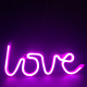 Neon LED Φωτιστικό LOVE X041187322
