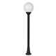 PLASTIC FLOOR GARDEN BLACK LUMINAIRE 100CM Φ200 E27 IP44  -PLGM5B