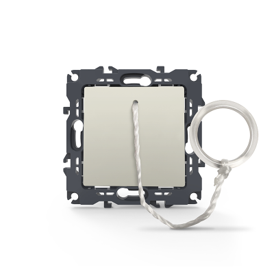 PRIME ΜΠΟΥΤΟΝ ΤΡΑΒΗΧΤΟ ΜΕ ΚΛΙΠ 1P 10A 250VAC IP20 ΙΒΟΥΑΡ  -1000112402