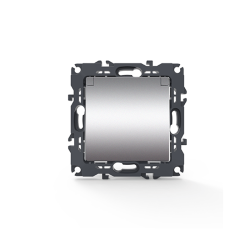 PRIME ΠΡΙΖΑ ΣΟΥΚΟ ΚΑΠΑΚΙ ΑΣΦΑΛΕΙΑΣ 1x2P+E 16A 250VAC IP20 MAT ΑΛΟΥΜΙΝΙΟ  -1000116103