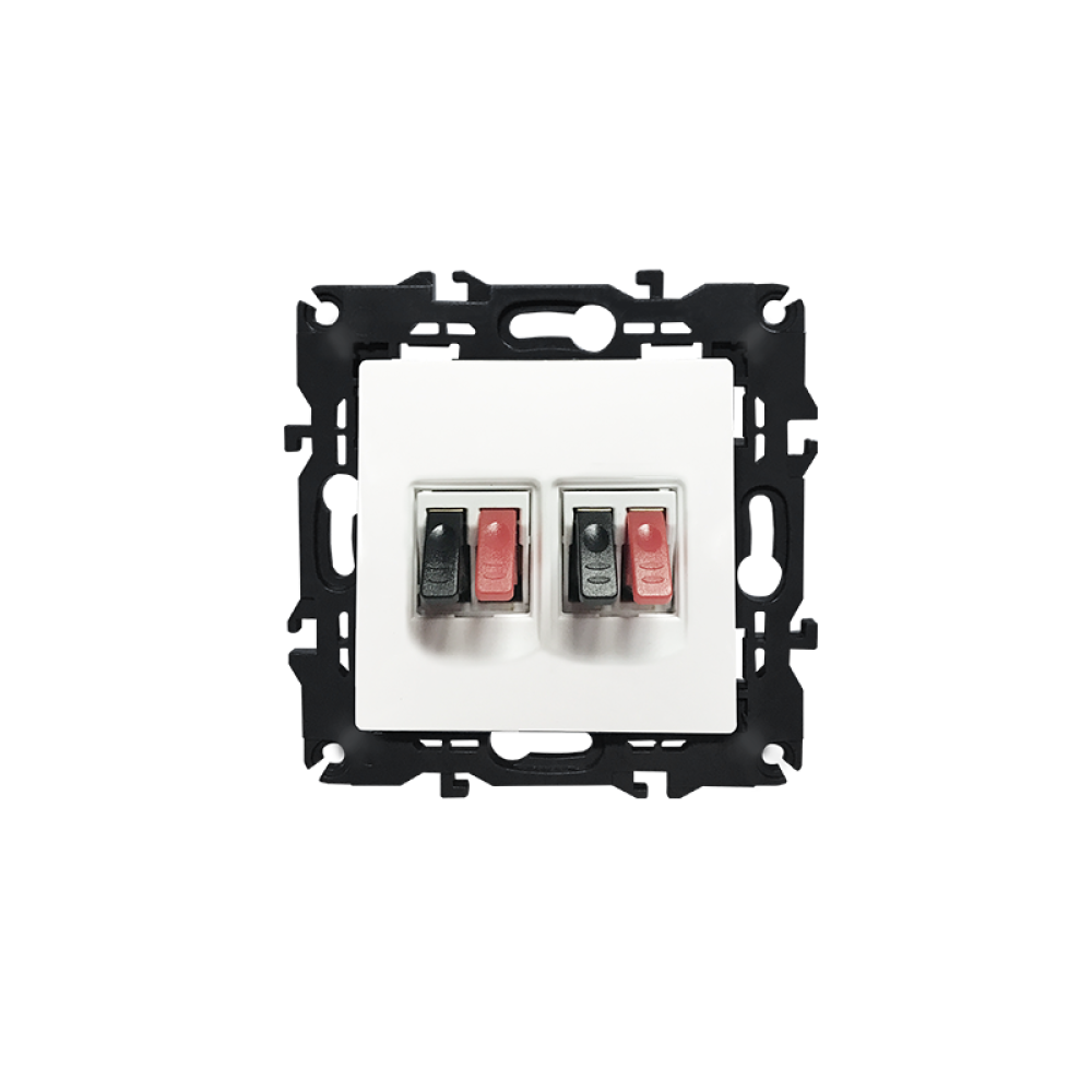 PRIME ΠΡΙΖΑ ΗΧΕΙΩΝ ΔΙΠΛΗ ΜΕ ΚΛΙΠ 36-230VAC IP20 ΛΕΥΚΗ  -1000113601