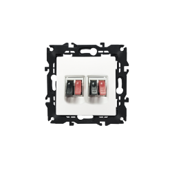 PRIME ΠΡΙΖΑ ΗΧΕΙΩΝ ΔΙΠΛΗ ΜΕ ΚΛΙΠ 36-230VAC IP20 ΛΕΥΚΗ  -1000113601