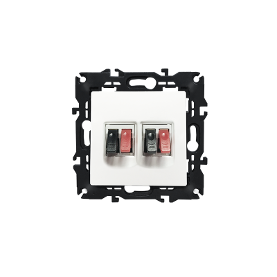 PRIME ΠΡΙΖΑ ΗΧΕΙΩΝ ΔΙΠΛΗ ΜΕ ΚΛΙΠ 36-230VAC IP20 ΛΕΥΚΗ  -1000113601