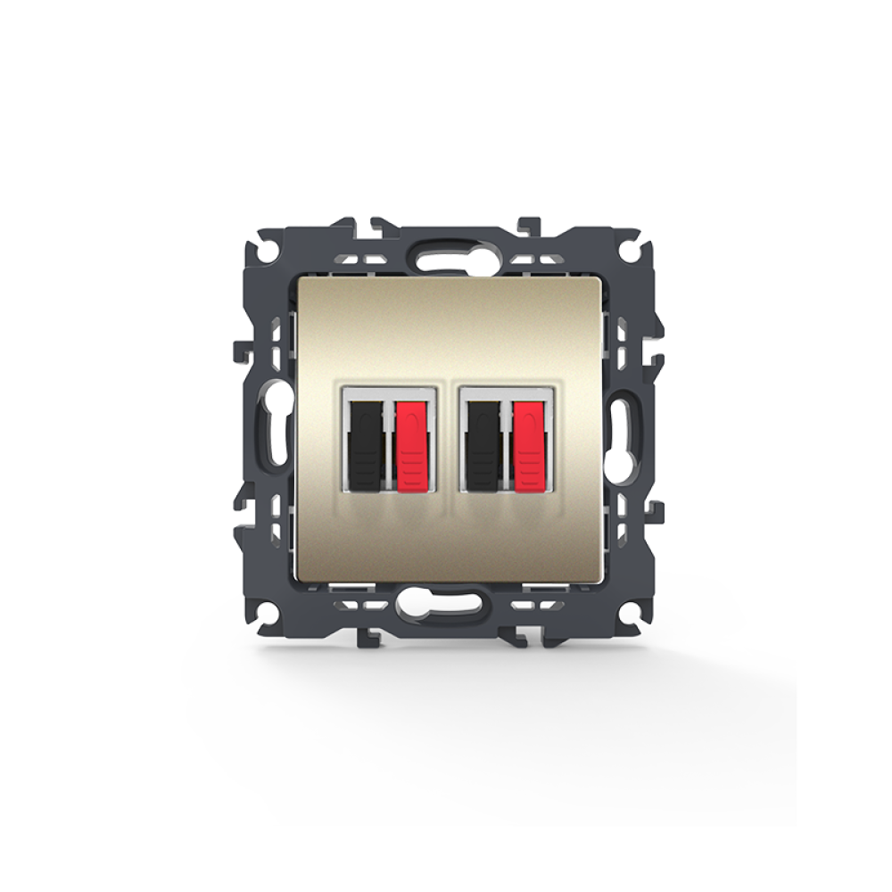 PRIME ΠΡΙΖΑ ΗΧΕΙΩΝ ΔΙΠΛΗ ΜΕ ΚΛΙΠ 36-230VAC IP20 MAT ΣΑΜΠΑΝΙΖΕ  -1000113604