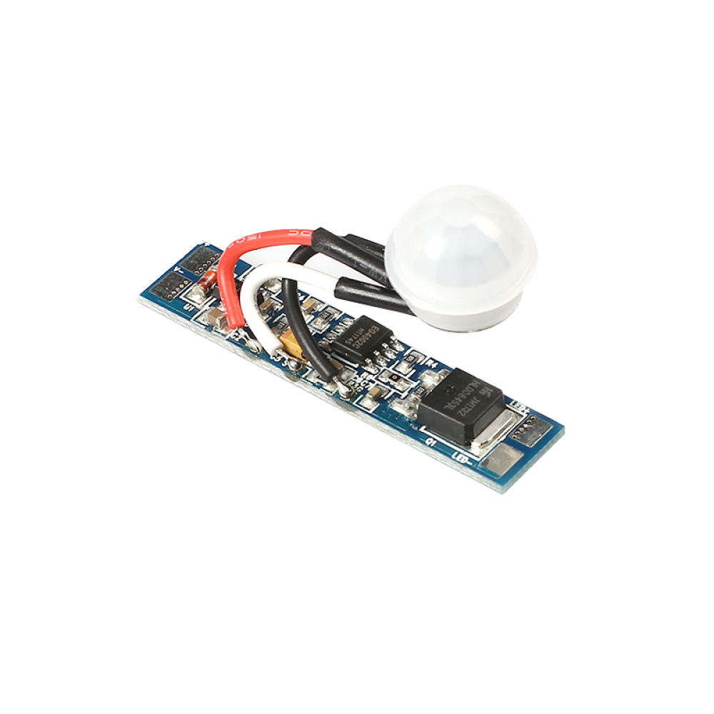 PIR SWITCH SENSOR 2M 40SEC 8A D43X10MM FOR ALUM PROFILES  -PIR001